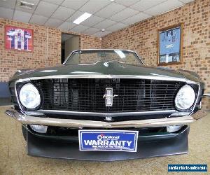 1970 Ford Mustang Green Manual 5sp M Convertible