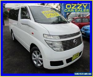 2003 Nissan Elgrand E50 White Automatic 4sp A Wagon