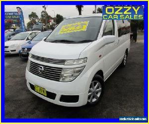 2003 Nissan Elgrand E50 White Automatic 4sp A Wagon