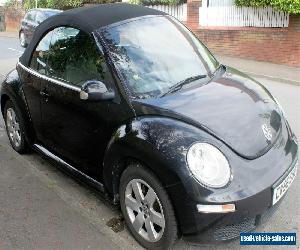 Volkswagen Beetle 1.4 Luna 2dr Convertable Black Brilliant Condition