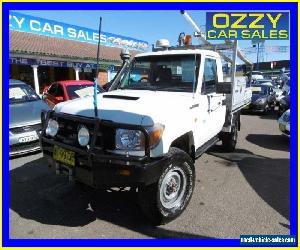 2008 Toyota Landcruiser VDJ79R Workmate (4x4) White Manual 5sp M Cab Chassis