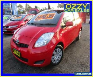 2008 Toyota Yaris NCP90R YR Red Manual 5sp M Hatchback