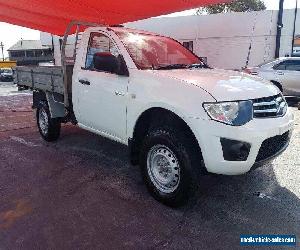 2011 Mitsubishi Triton MN MY12 GLX White Automatic 4sp A Cab Chassis