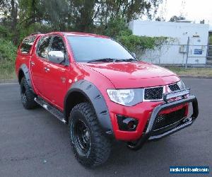 2009 Mitsubishi Triton MN MY10 GLX-R Red Manual 5sp M 4D UTILITY