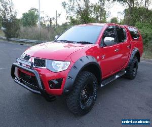 2009 Mitsubishi Triton MN MY10 GLX-R Red Manual 5sp M 4D UTILITY