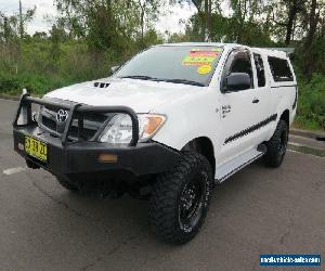 2007 Toyota Hilux KUN26R MY08 SR White Manual 5sp M 2D CAB CHASSIS