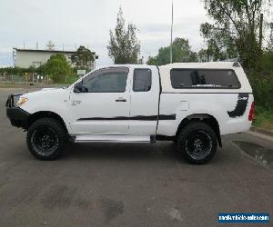 2007 Toyota Hilux KUN26R MY08 SR White Manual 5sp M 2D CAB CHASSIS