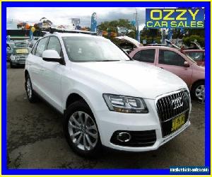 2013 Audi Q5 8R MY13 2.0 TDI Quattro White Automatic 7sp A Wagon