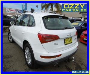 2013 Audi Q5 8R MY13 2.0 TDI Quattro White Automatic 7sp A Wagon