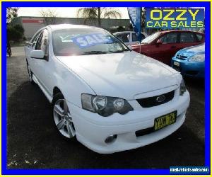 2003 Ford Falcon BA XR6 White Automatic 4sp A Utility