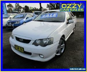 2003 Ford Falcon BA XR6 White Automatic 4sp A Utility