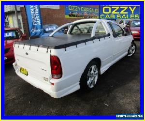 2003 Ford Falcon BA XR6 White Automatic 4sp A Utility