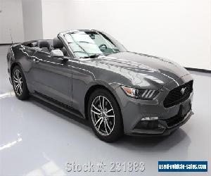 2016 Ford Mustang ECOBOOST PREM CONVERTIBLE LEATHER