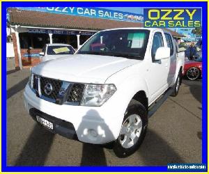 2010 Nissan Navara D40 ST (4x4) White Manual 6sp M Dual Cab Pick-up