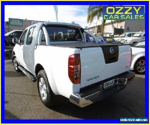 2010 Nissan Navara D40 ST (4x4) White Manual 6sp M Dual Cab Pick-up