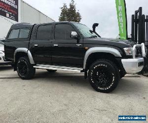 2004 Toyota Hilux KZN165R SR5 (4x4) Black Manual 5sp M Dual Cab Pick-up