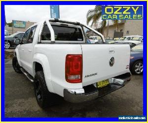 2013 Volkswagen Amarok 2H MY13 TDI400 Highline (4x4) White Manual 6sp M