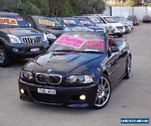 2004 BMW M3 E46 Carbon Schwarz Automatic 6sp A Convertible