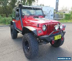 2000 Jeep Wrangler TJ Sport Red Manual 5sp M Hardtop for Sale