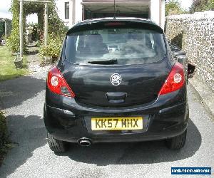 2008 VAUXHALL CORSA SXI A/C BLACK 1.4