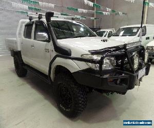 2009 Toyota Hilux KUN16R MY10 SR White Manual 5sp M Utility