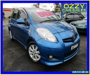 2008 Toyota Yaris NCP91R 08 Upgrade YRX Blue Manual 5sp M Hatchback