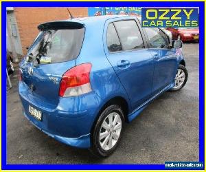 2008 Toyota Yaris NCP91R 08 Upgrade YRX Blue Manual 5sp M Hatchback