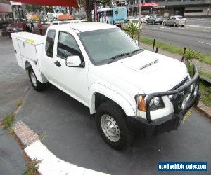 2011 Holden Colorado RC MY11 LX (4x4) White Manual 5sp M Spacecab