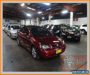 2002 Holden Astra TS Convertible Maroon Automatic 4sp A Convertible