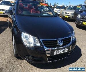 2007 Volkswagen EOS 1F MY08 Upgrade 2.0 TDI Black Automatic 6sp A Convertible