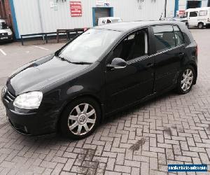 2006 VOLKSWAGEN GOLF GT TDI BLACK DAMAGED SALVAGE SPARES OR REPAIR easy fix  