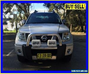 2009 Nissan Navara D40 Titanium Edition (4x4) Silver Automatic 5sp A