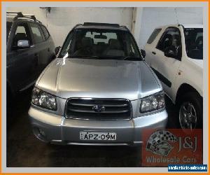 2003 Subaru Forester MY03 X Silver Automatic 4sp A Wagon