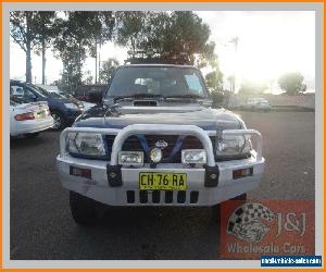 2000 Nissan Patrol GU II ST (4x4) Blue Automatic 4sp A Wagon