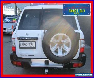 2003 Nissan Patrol GU III ST (4x4) White Manual 5sp M Wagon