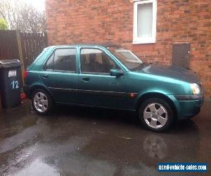 2002 FORD FIESTA 5 DOOR FREESTYLE GREEN - 1 LADY OWNER - FULL SERVICE HISTORY for Sale