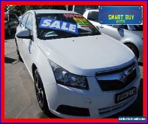 2010 Holden Cruze JG CD White Manual 5sp M Sedan