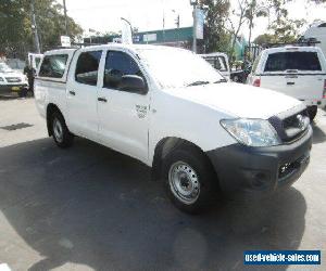 2009 Toyota Hilux TGN16R 09 Upgrade Workmate White Manual 5sp M