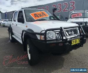 2003 Nissan Navara D22 ST-R (4x4) White Manual 5sp M Dual Cab Pick-up