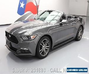 2016 Ford Mustang ECOBOOST PREM CONVERTIBLE LEATHER