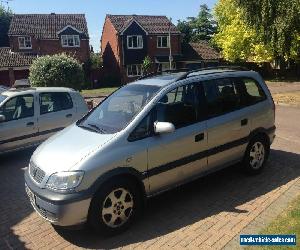 2001 VAUXHALL ZAFIRA ELEGANCE 16V AUTO SILVER GREY METALLIC, GOOD CONDITION