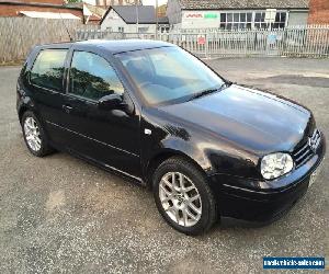 2001 VOLKSWAGEN GOLF BLACK GTI 3 DOOR 