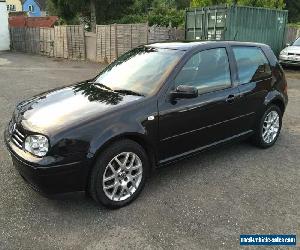 2001 VOLKSWAGEN GOLF BLACK GTI 3 DOOR 