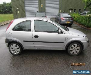 2003 VAUXHALL CORSA CLUB 12V SILVER for Sale