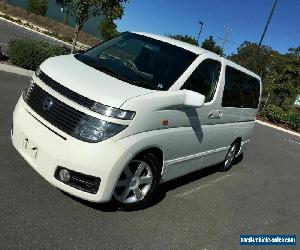 2002 Nissan Elgrand E51 Highway Star White Automatic 5sp A Wagon