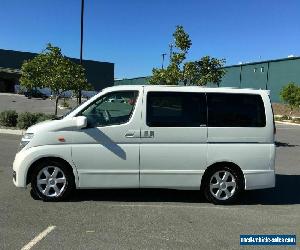 2002 Nissan Elgrand E51 Highway Star White Automatic 5sp A Wagon