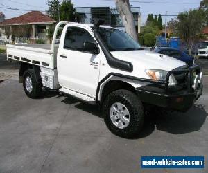 2007 Toyota Hilux KUN26R 07 Upgrade SR (4x4) White Automatic 4sp A Cab Chassis