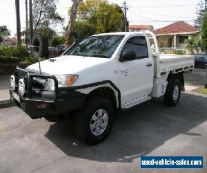 2007 Toyota Hilux KUN26R 07 Upgrade SR (4x4) White Automatic 4sp A Cab Chassis