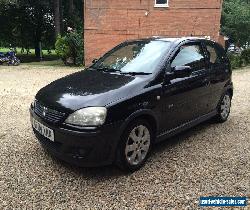 2004 VAUXHALL CORSA SXI 16V BLACK for Sale