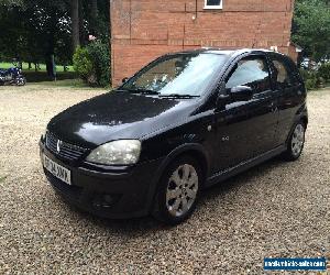 2004 VAUXHALL CORSA SXI 16V BLACK